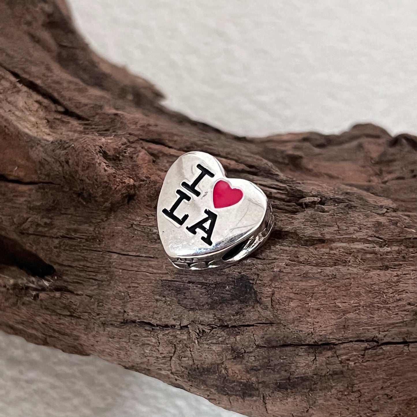 I Love Los Angeles Exclusive Heart Bead Charm for Pandora Bracelet