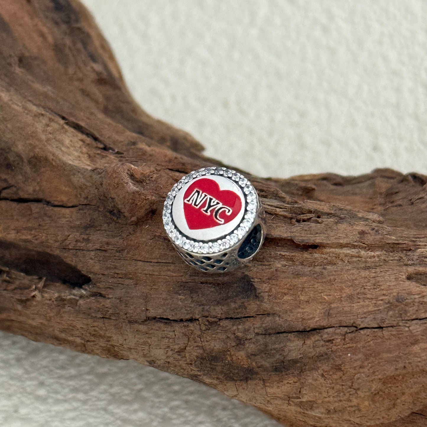 NYC New York City Exclusive Bead Charm S925 Silver for Pandora Bracelet