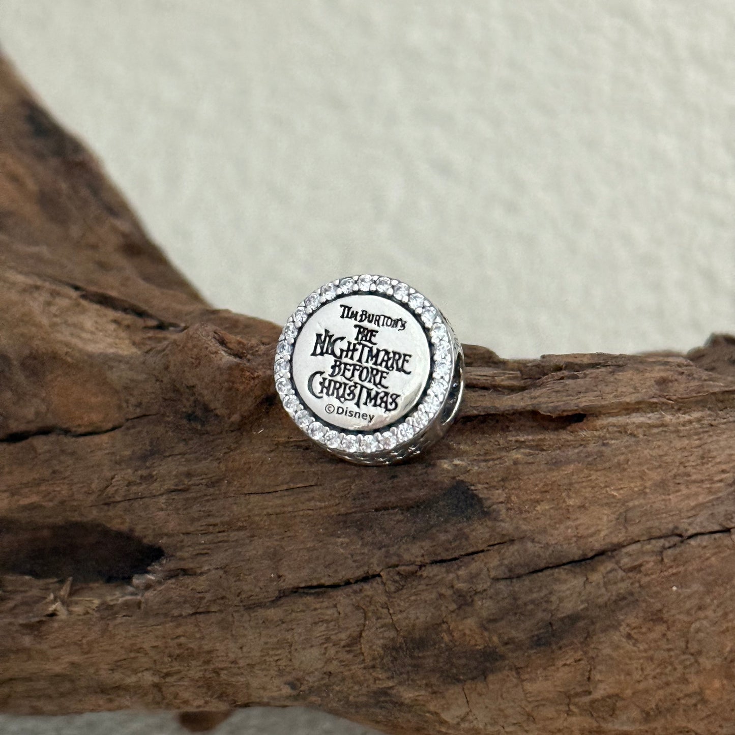 Disney Parks Nightmare Before Christmas Jack and Sally Exclusive Bead Charm S925 Silver for Pandora Bracelet