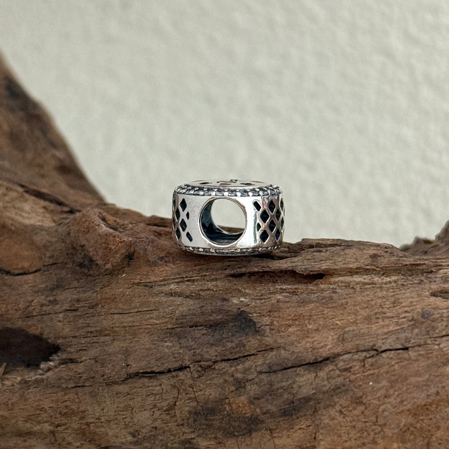 Vegas Player Exclusive Bead Charm S925 Silver for Pandora Bracelet