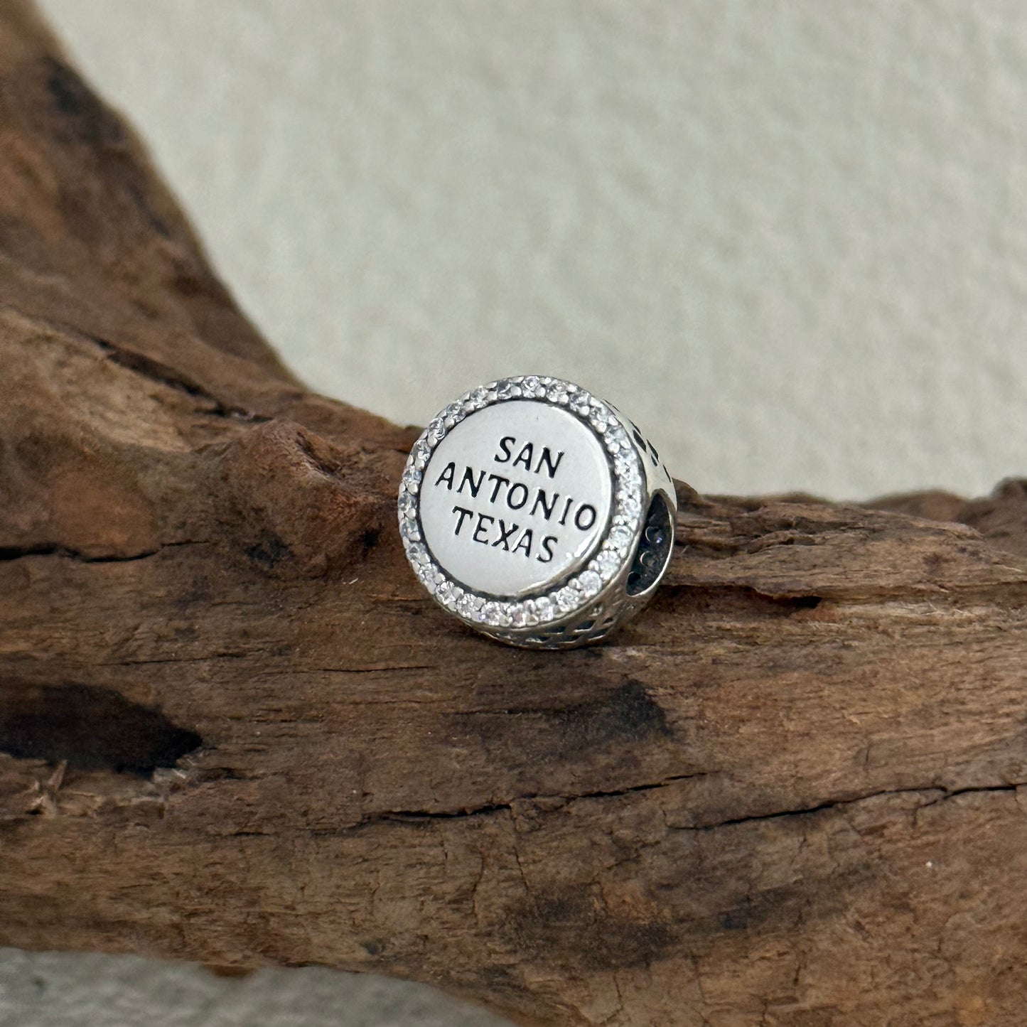 San Antonio Texas Exclusive Bead Charm S925 Silver for Pandora Bracelet