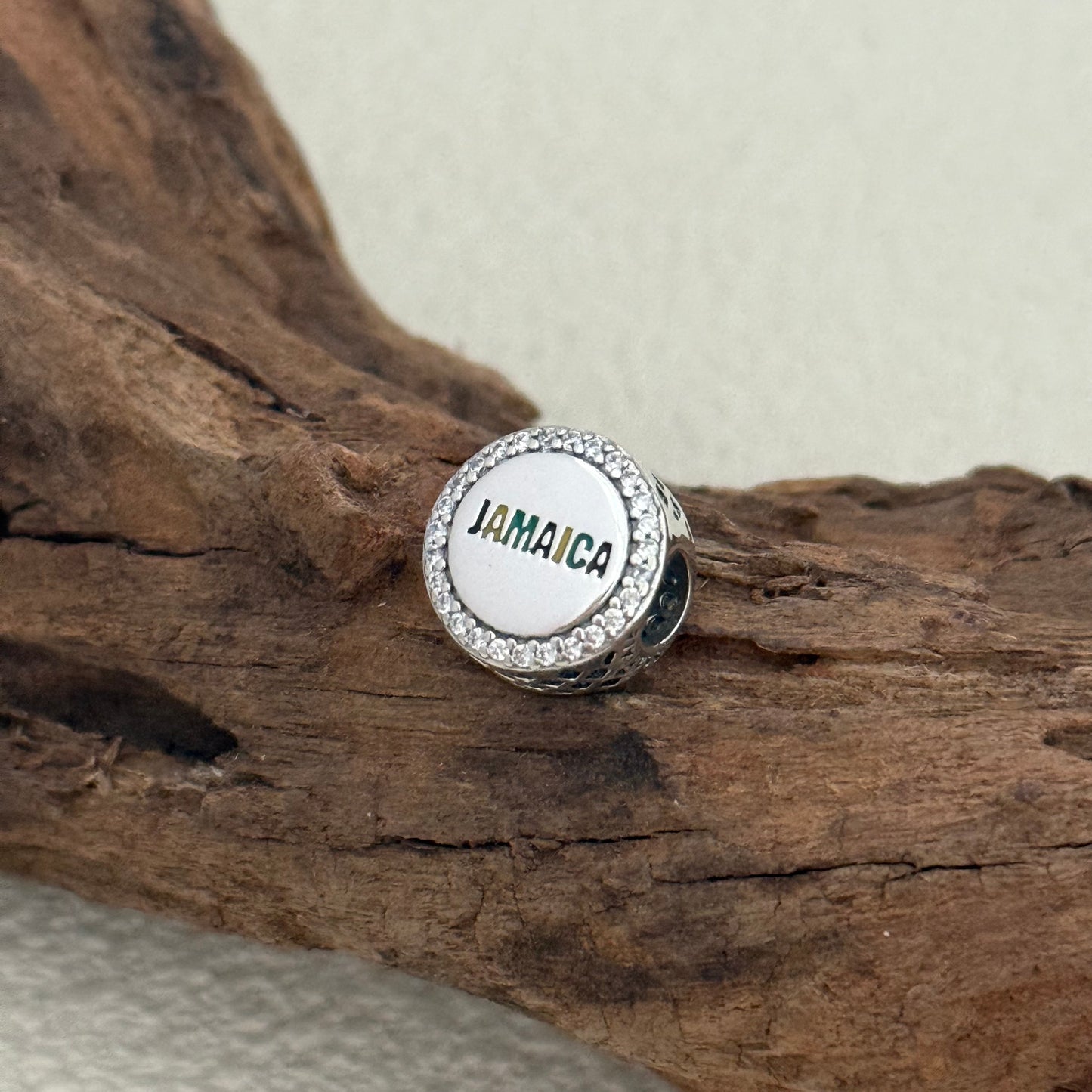 Jamaica Flag Exclusive Bead Charm S925 Silver for Pandora Bracelet
