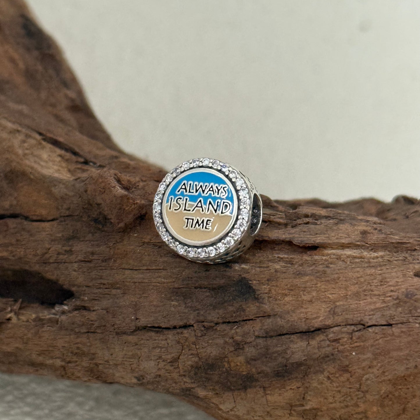Always Island Time Exclusive Bead Charm S925 Silver for Pandora Bracelet