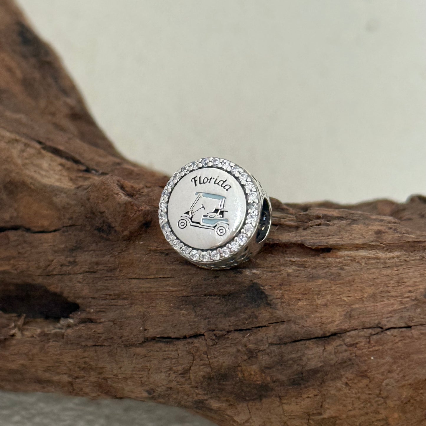 Florida Golf Exclusive Bead Charm S925 Silver for Pandora Bracelet