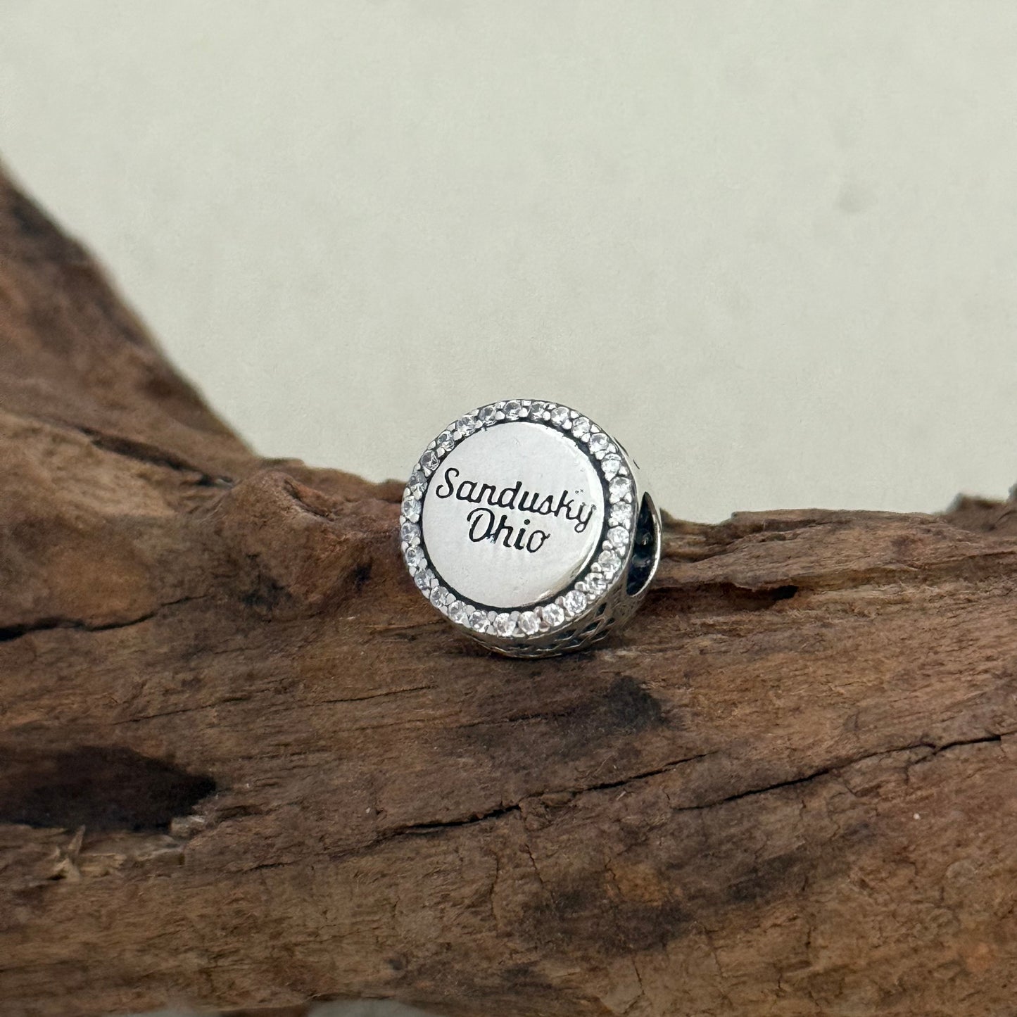 Sandusky Ohio Exclusive Bead Charm S925 Silver for Pandora Bracelet