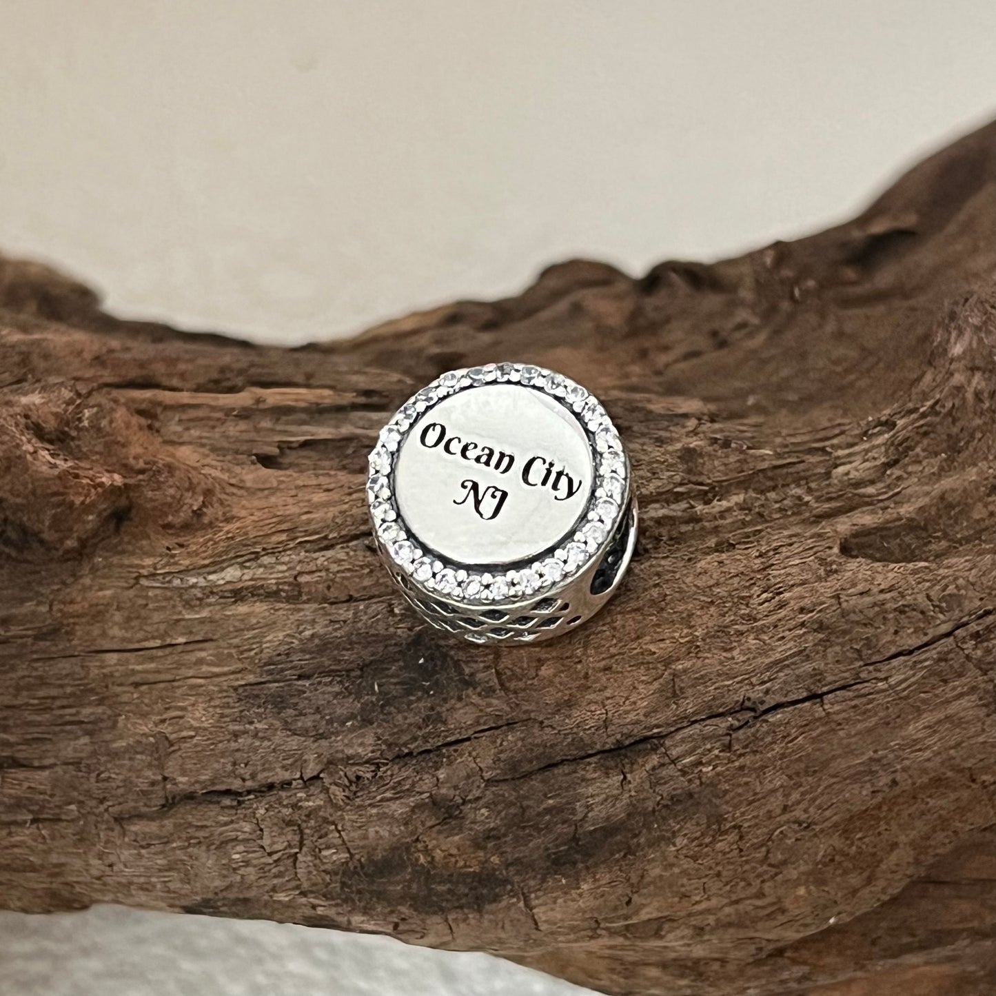 Ocean City NJ Bike on Boardwalk Exclusive Bead Charm for Pandora Bracelet