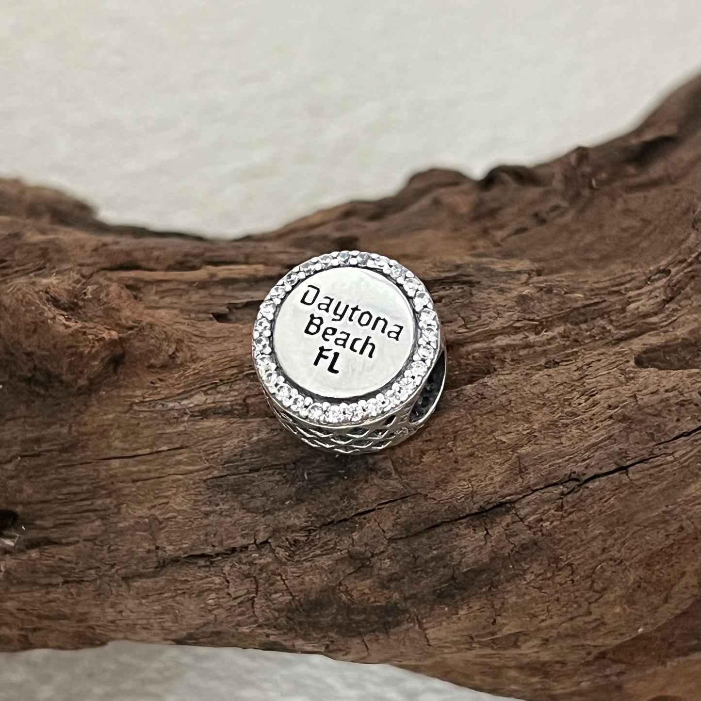 Daytona beach FL Motorcycle Exclusive Bead Charm for Pandora Bracelet