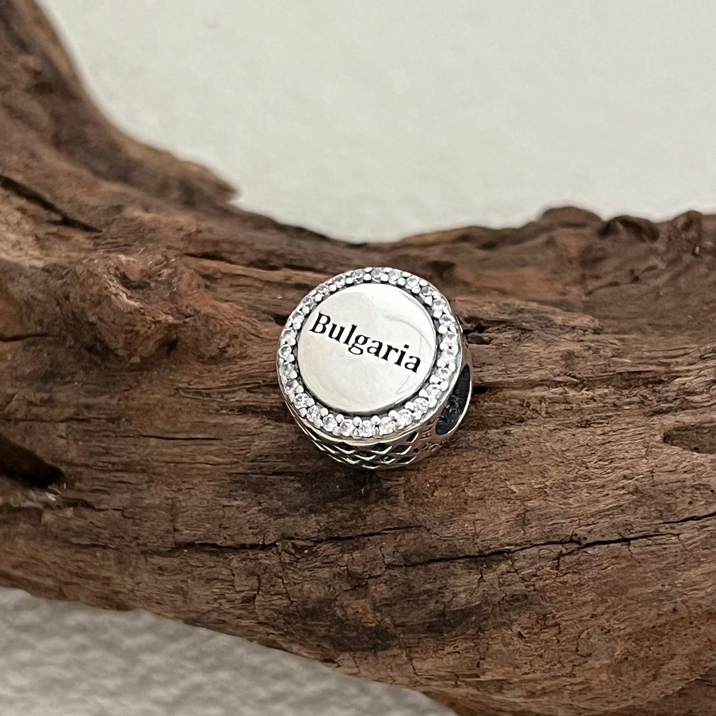 Bulgaria Flag Exclusive Bead Charm for Pandora Bracelet