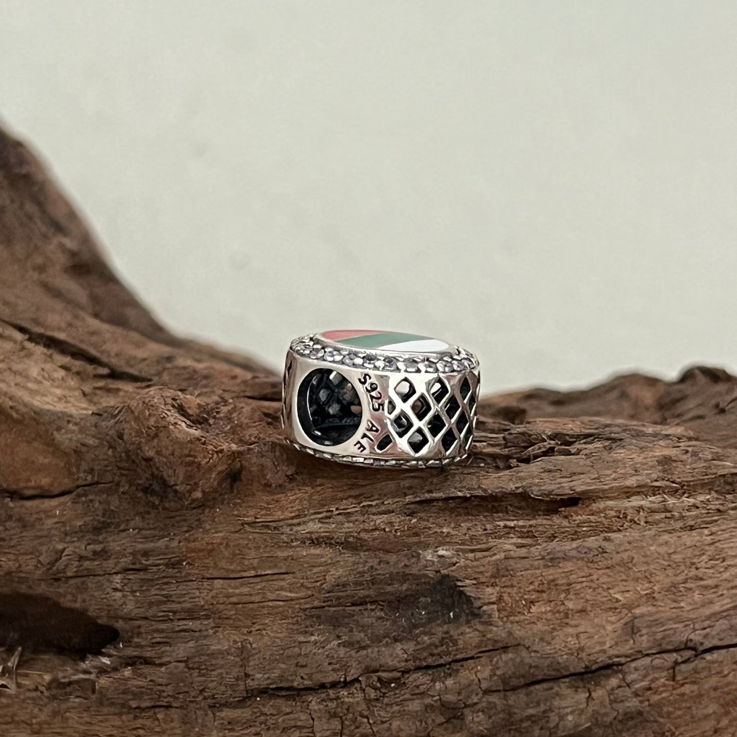 Bulgaria Flag Exclusive Bead Charm for Pandora Bracelet