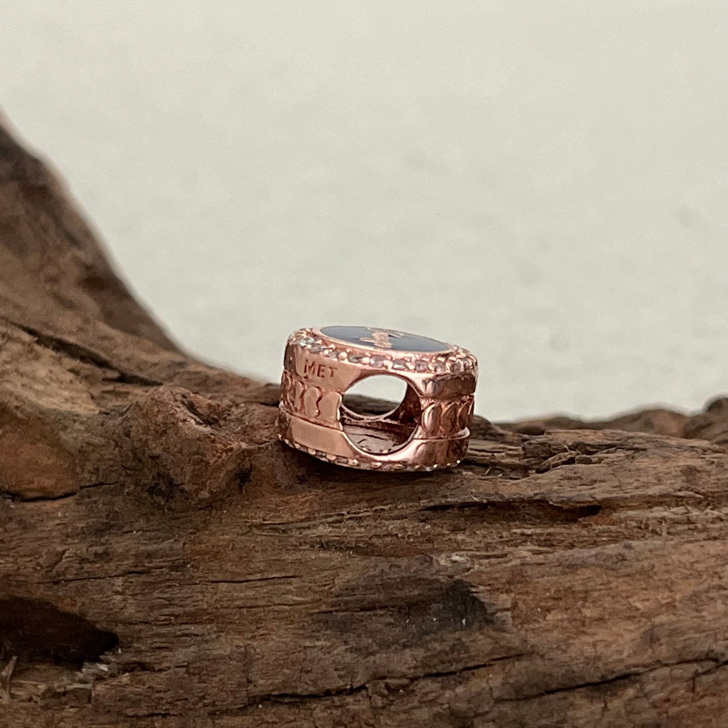 Chicago Exclusive Bead Charm Rose Gold for Pandora Bracelet