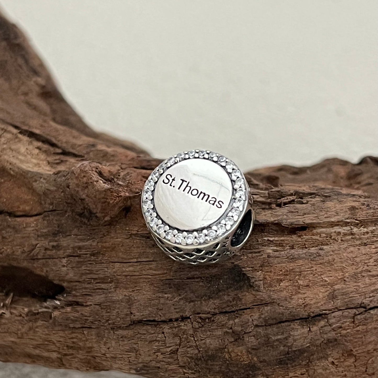 Pandora Beach Exclusive Bead Charm Puerto Rico/ St. Thomas/ Bahamas/ St. Maarten/ Aruba/ Clearwater.FL/ Miami/ Hawaii