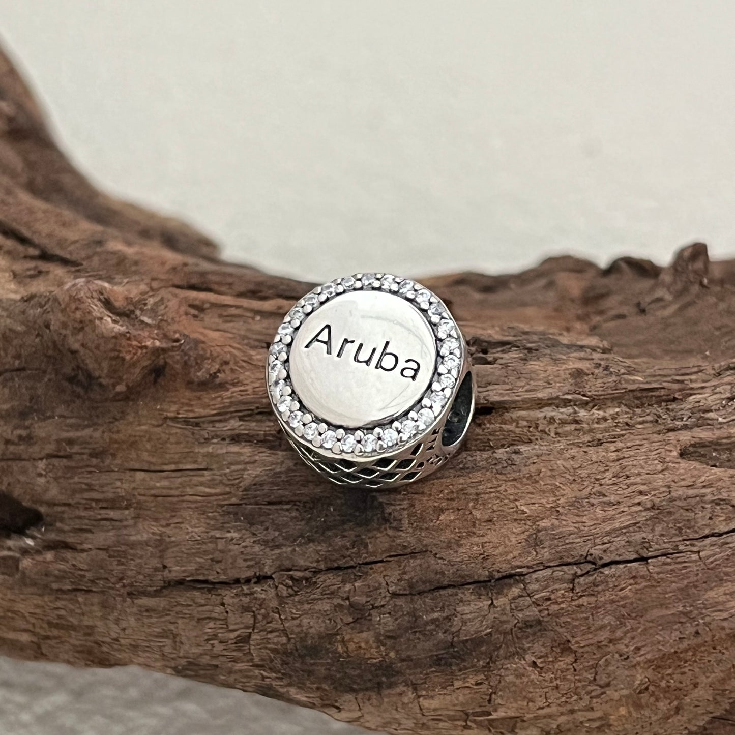 Pandora Beach Exclusive Bead Charm Puerto Rico/ St. Thomas/ Bahamas/ St. Maarten/ Aruba/ Clearwater.FL/ Miami/ Hawaii