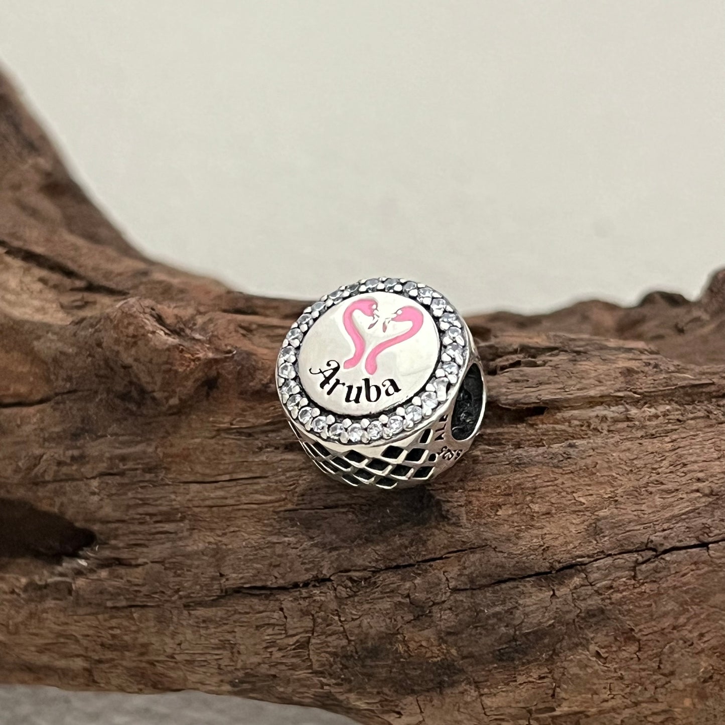 Pandora Aruba Flamingo Exclusive Bead Charm for Pandora Bracelet