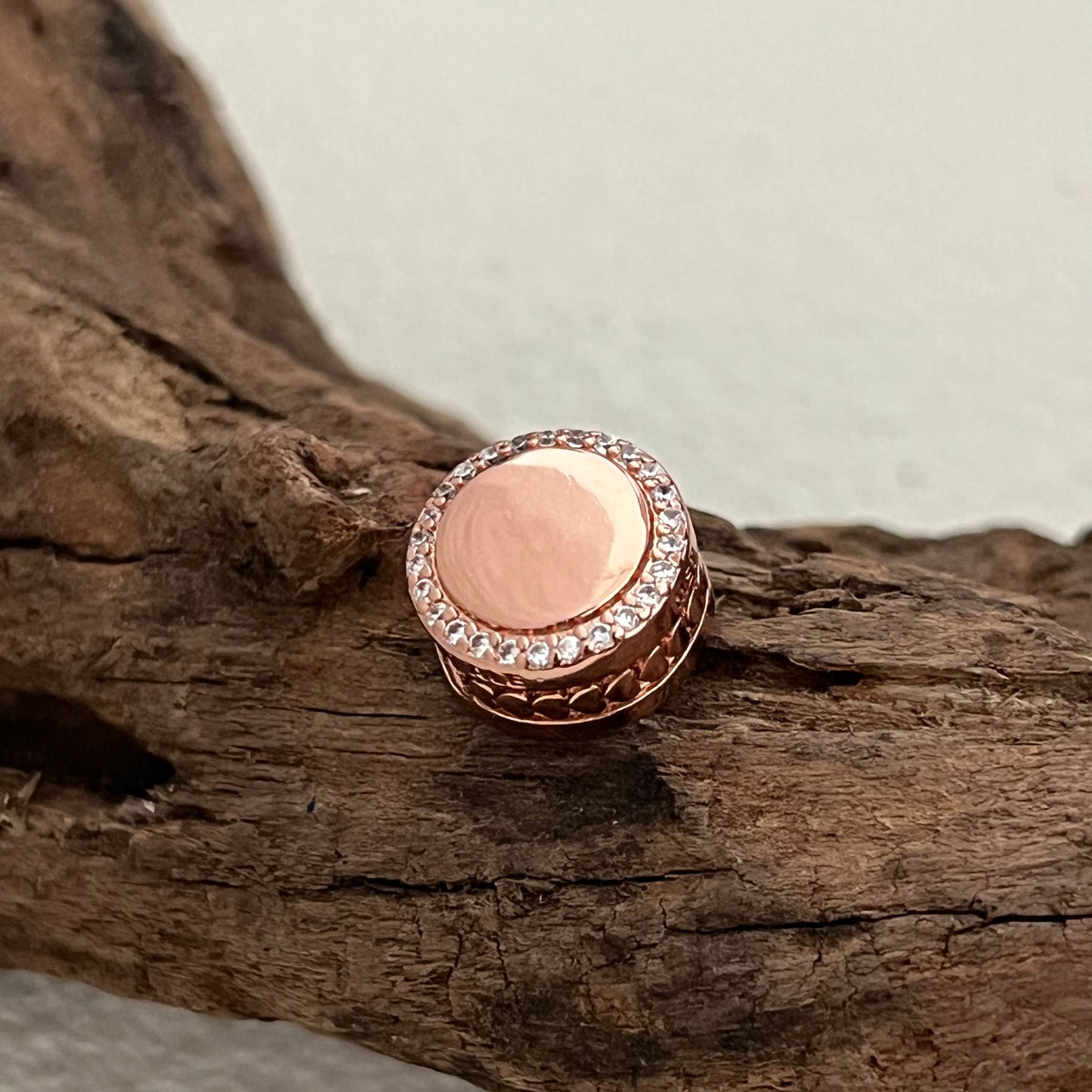 Pandora Nightfall Beach Exclusive Bead Rose Gold Plate Charm for Pandora Bracelet