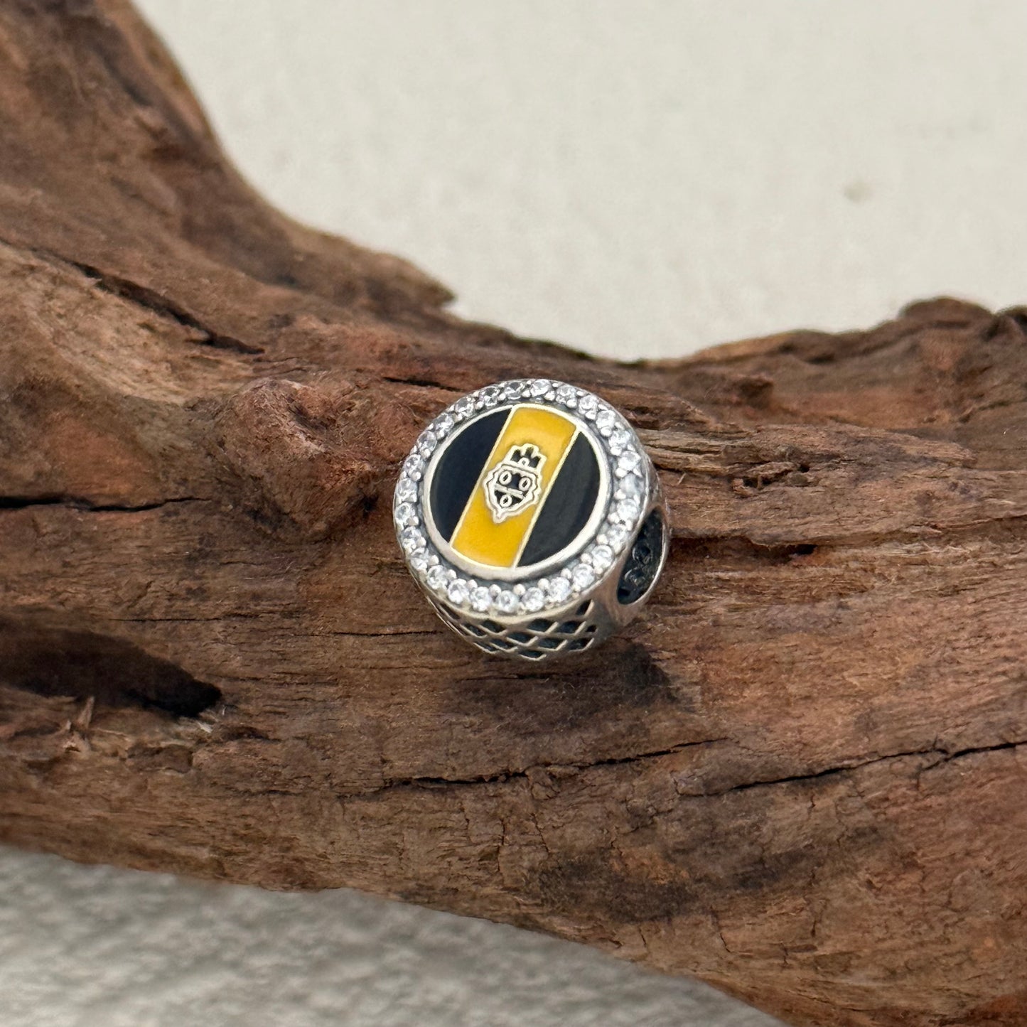 Pandora Pittsburgh Exclusive Bead Charm for Pandora Bracelet