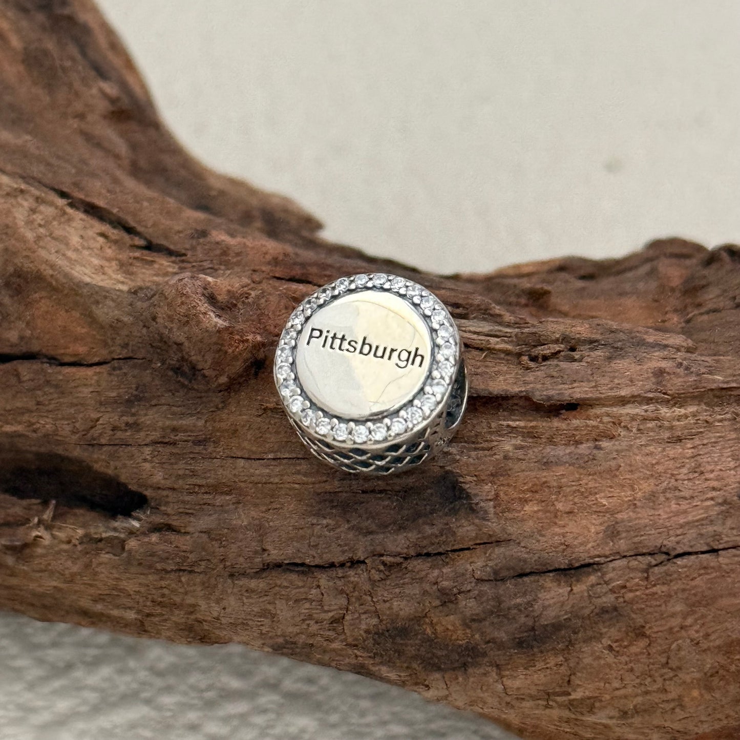 Pandora Pittsburgh Exclusive Bead Charm for Pandora Bracelet
