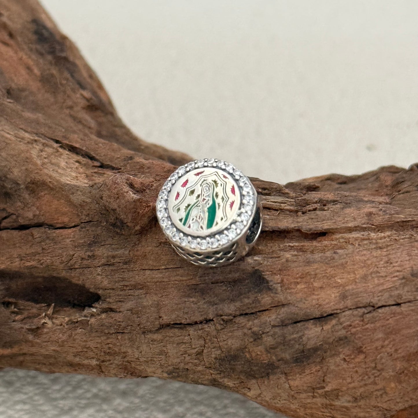 Pandora Virgin of GUADALUPE Mexican Doll Exclusive Bead Charm for Pandora Bracelet