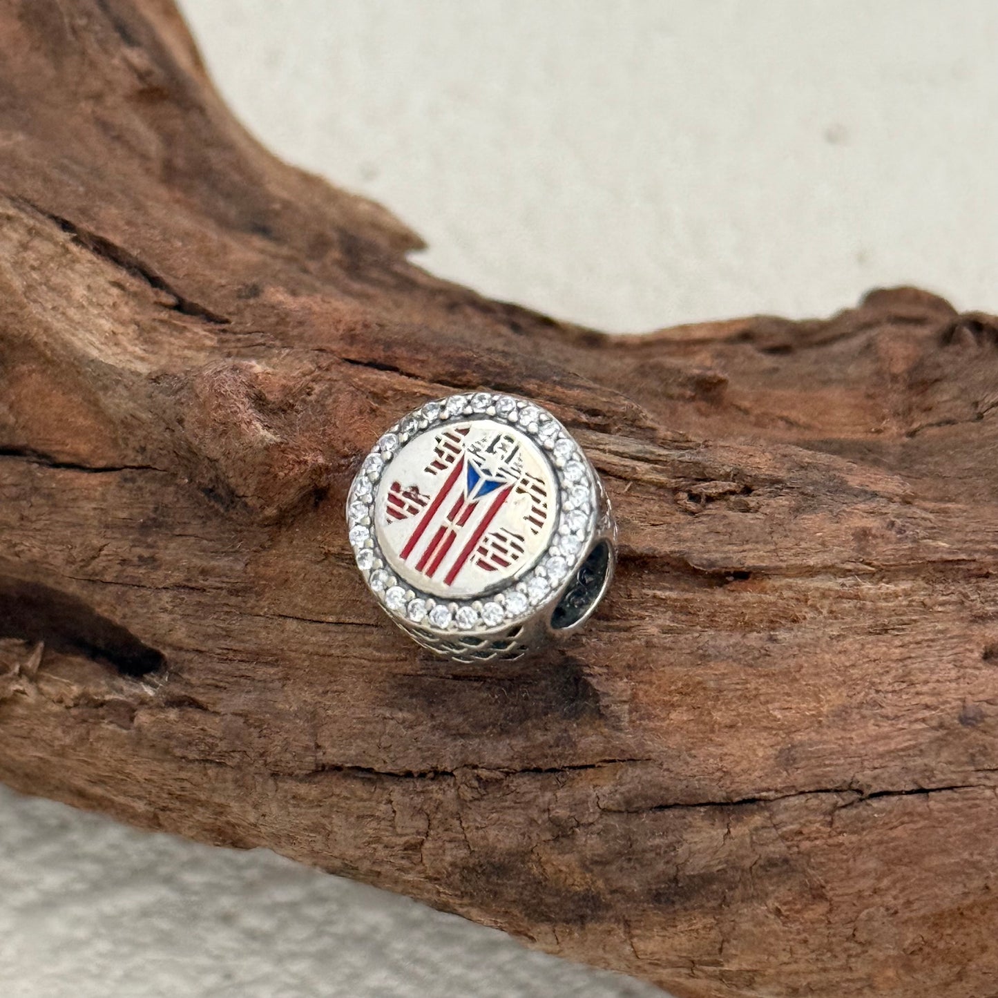 Pandora Puerto Rico Exclusive Bead Charm S925 Silver for Pandora Bracelet
