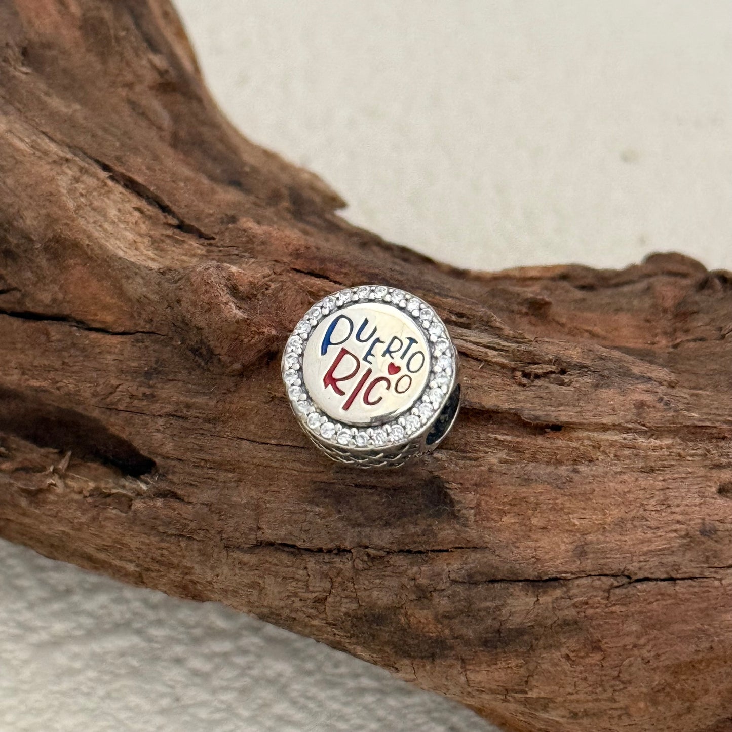 Pandora Puerto Rico Exclusive Bead Charm S925 Silver for Pandora Bracelet
