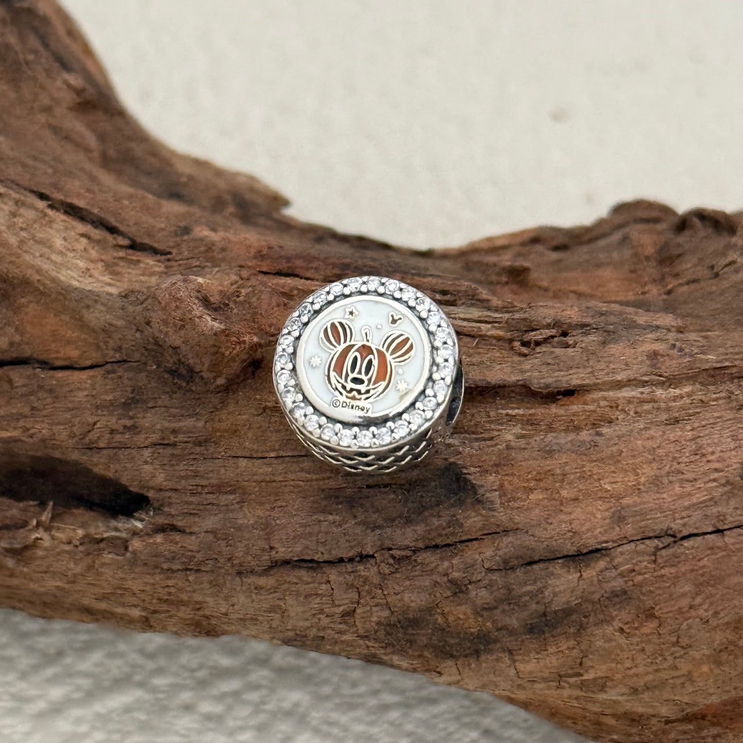 Ghost Pumpkin mickey Exclusive Bead Charm S925 Silver for Pandora Bracelet