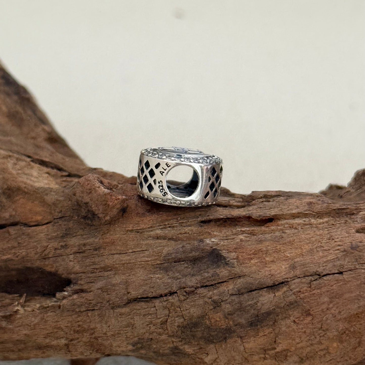 Hampton University Exclusive Bead Charm S925 Silver for Pandora Bracelet