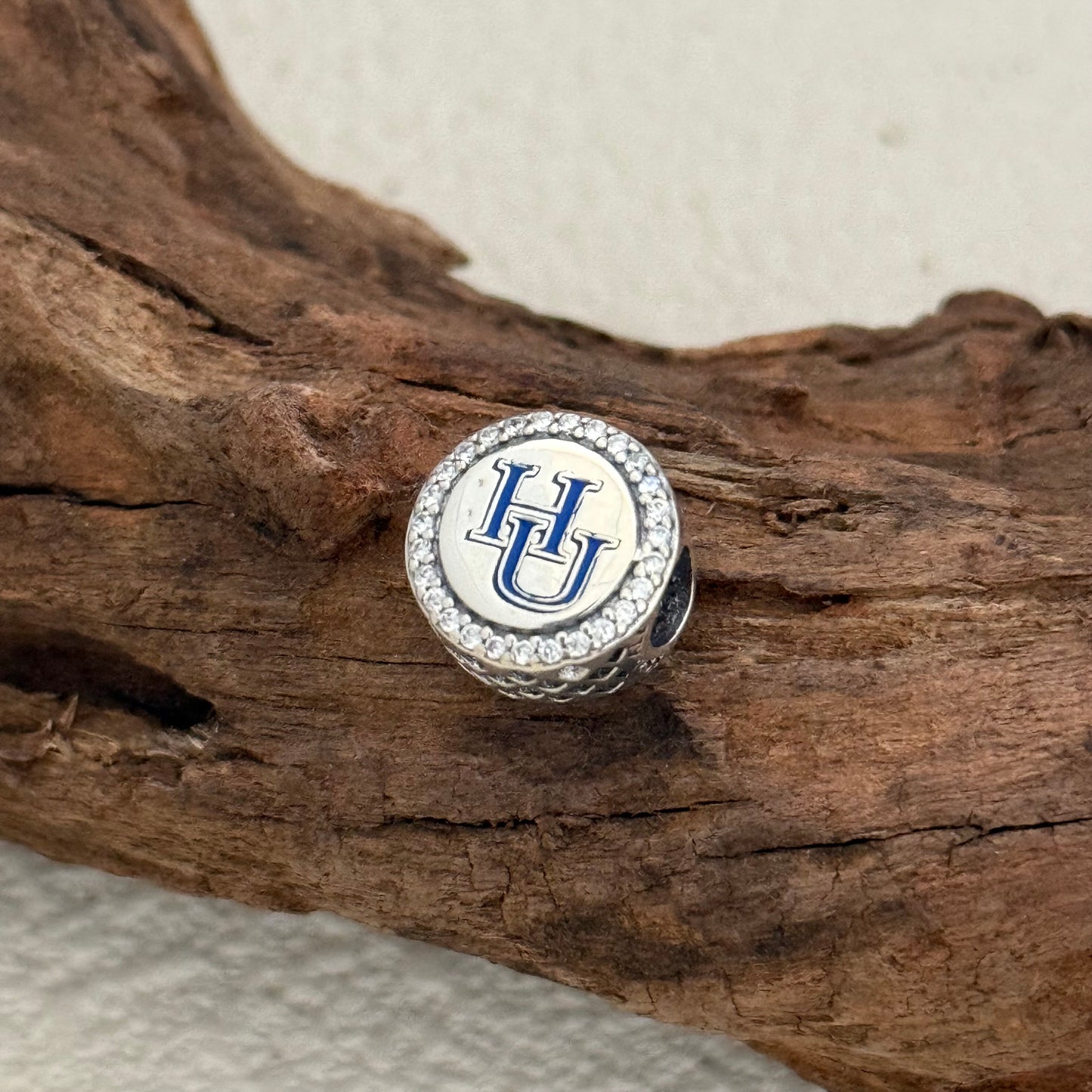 Hampton University Tree Exclusive Bead Charm S925 Silver for Pandora Bracelet