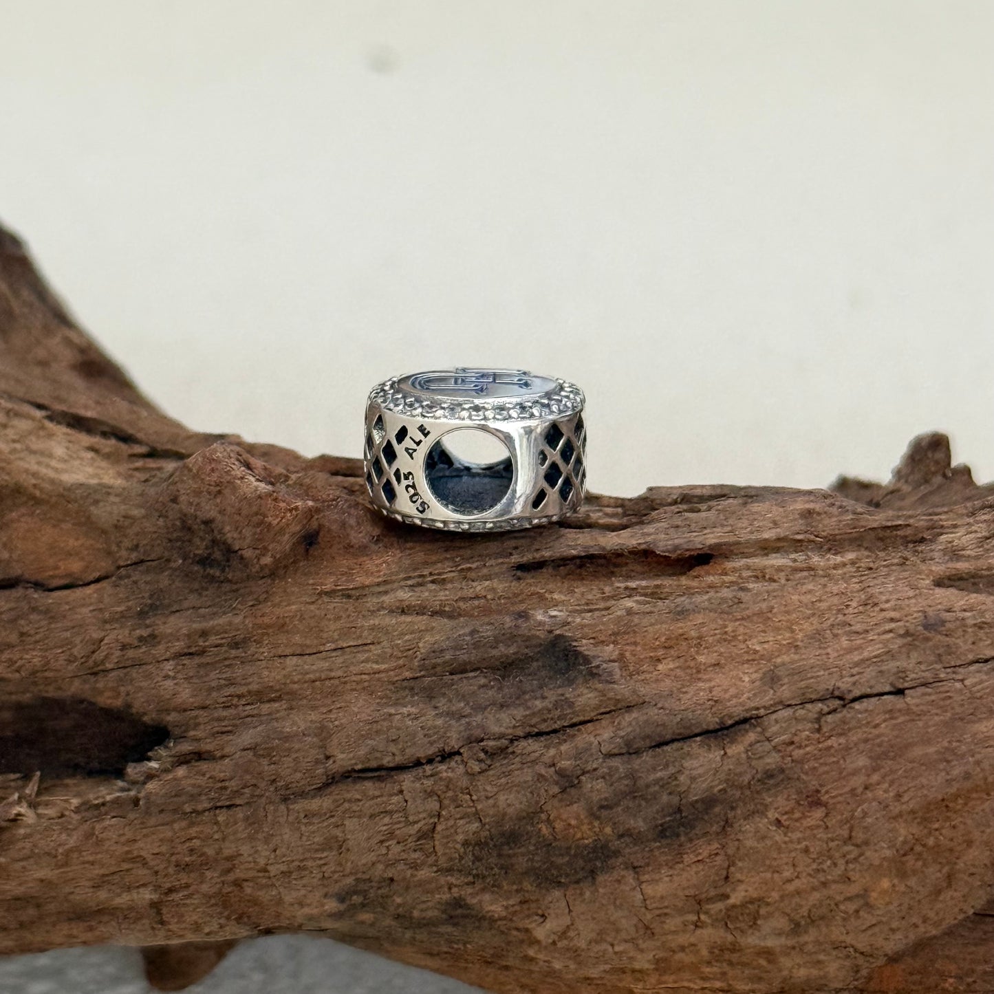 Hampton University Tree Exclusive Bead Charm S925 Silver for Pandora Bracelet