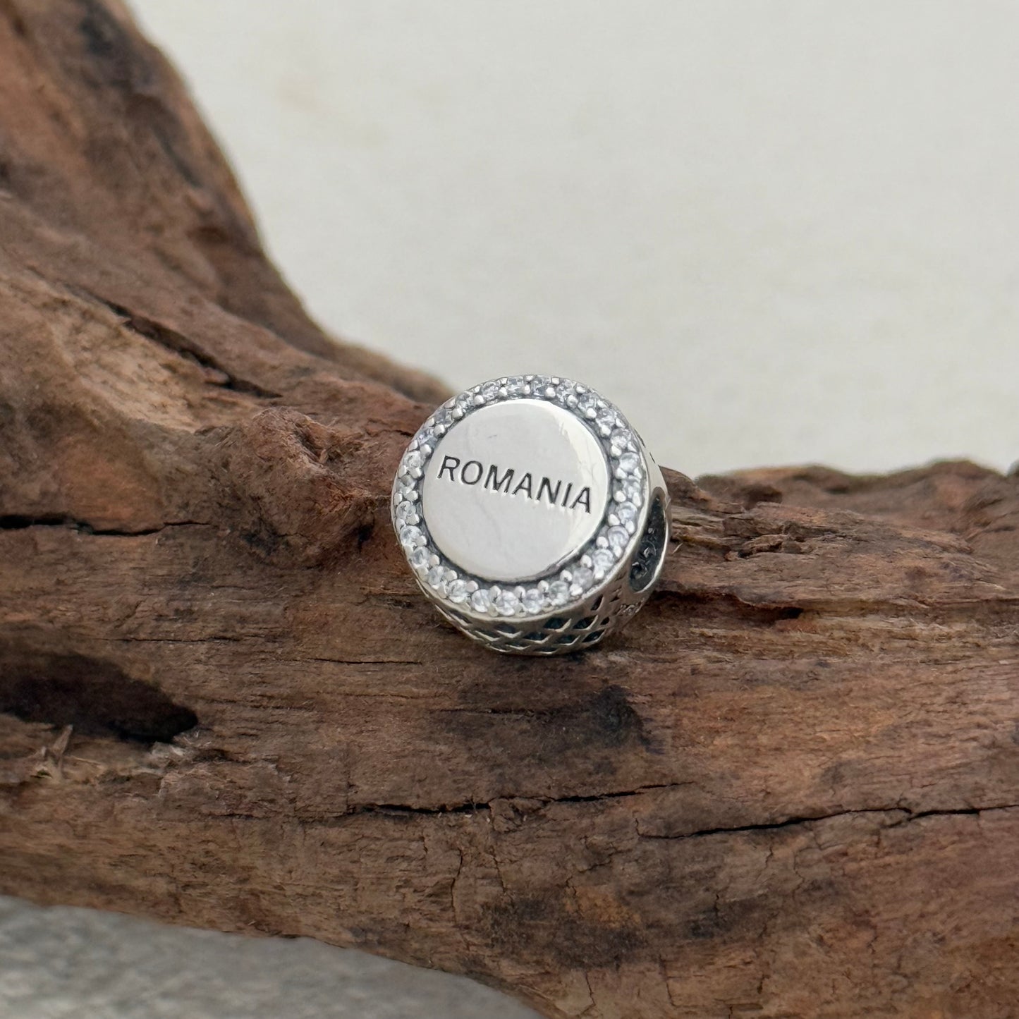 ROMANIA Flag Exclusive Bead Charm S925 Silver for Pandora Bracelet