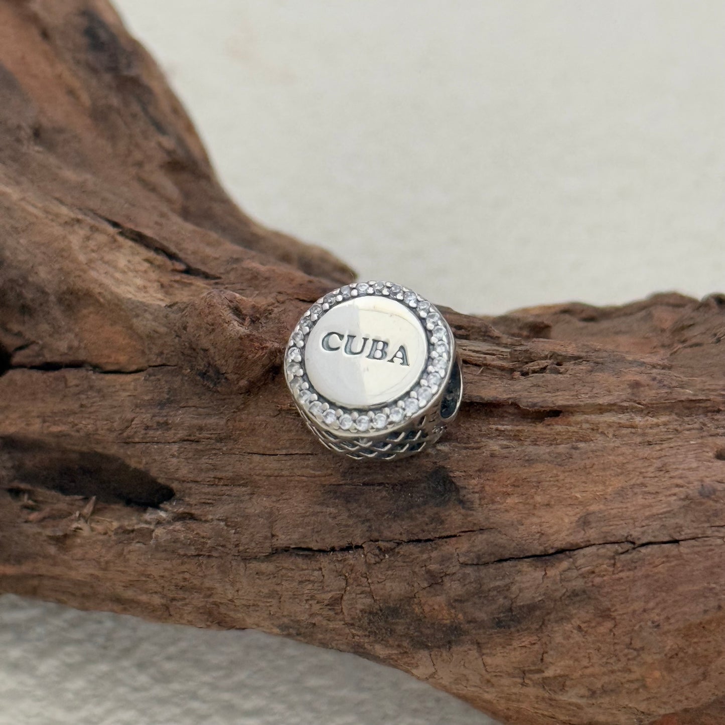 CUBA Flag Exclusive Bead Charm S925 Silver for Pandora Bracelet