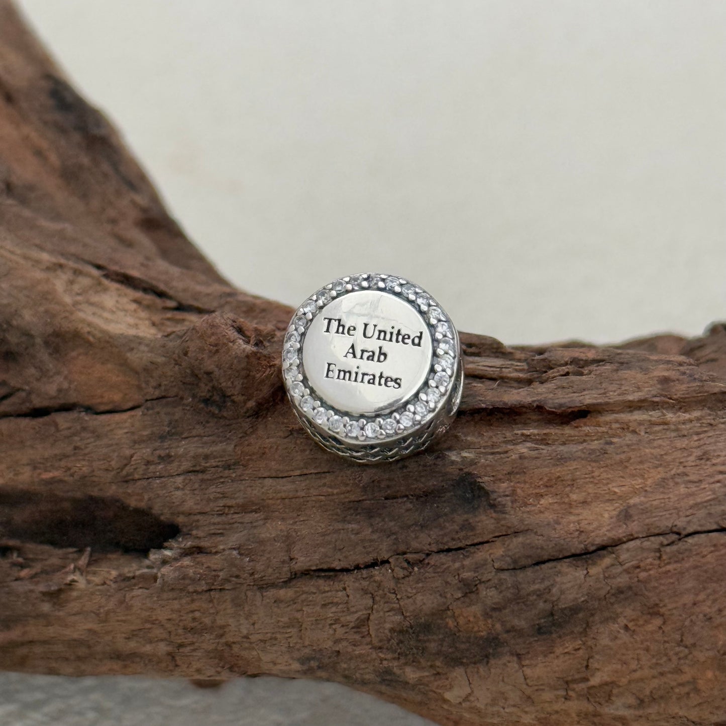 The United Arab Emirates Flag Exclusive Bead Charm S925 Silver for Pandora Bracelet