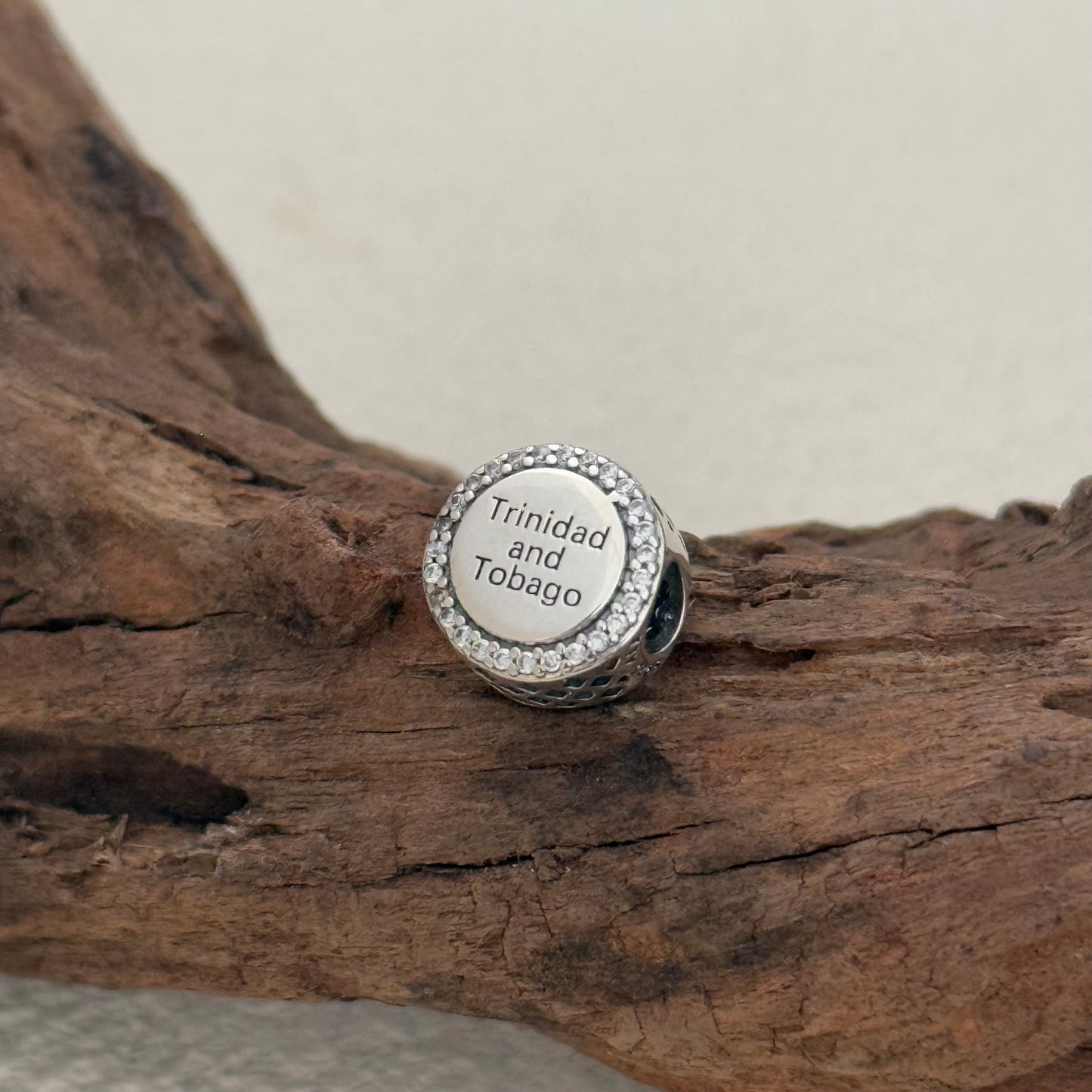 Trinidad and Tobago Flag Exclusive Bead Charm S925 Silver for Pandora Bracelet