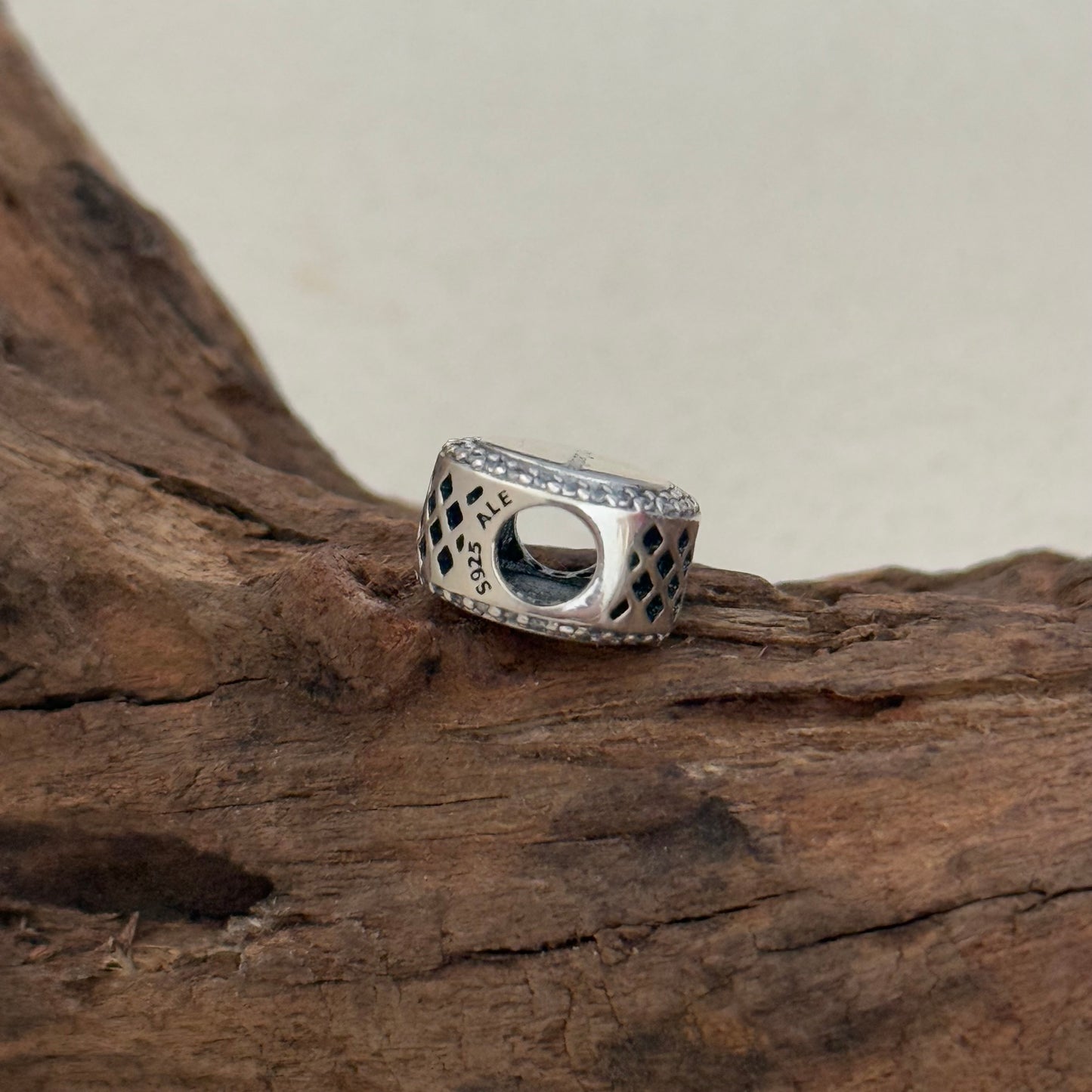 North Carolina Flag Exclusive Bead Charm S925 Silver for Pandora Bracelet