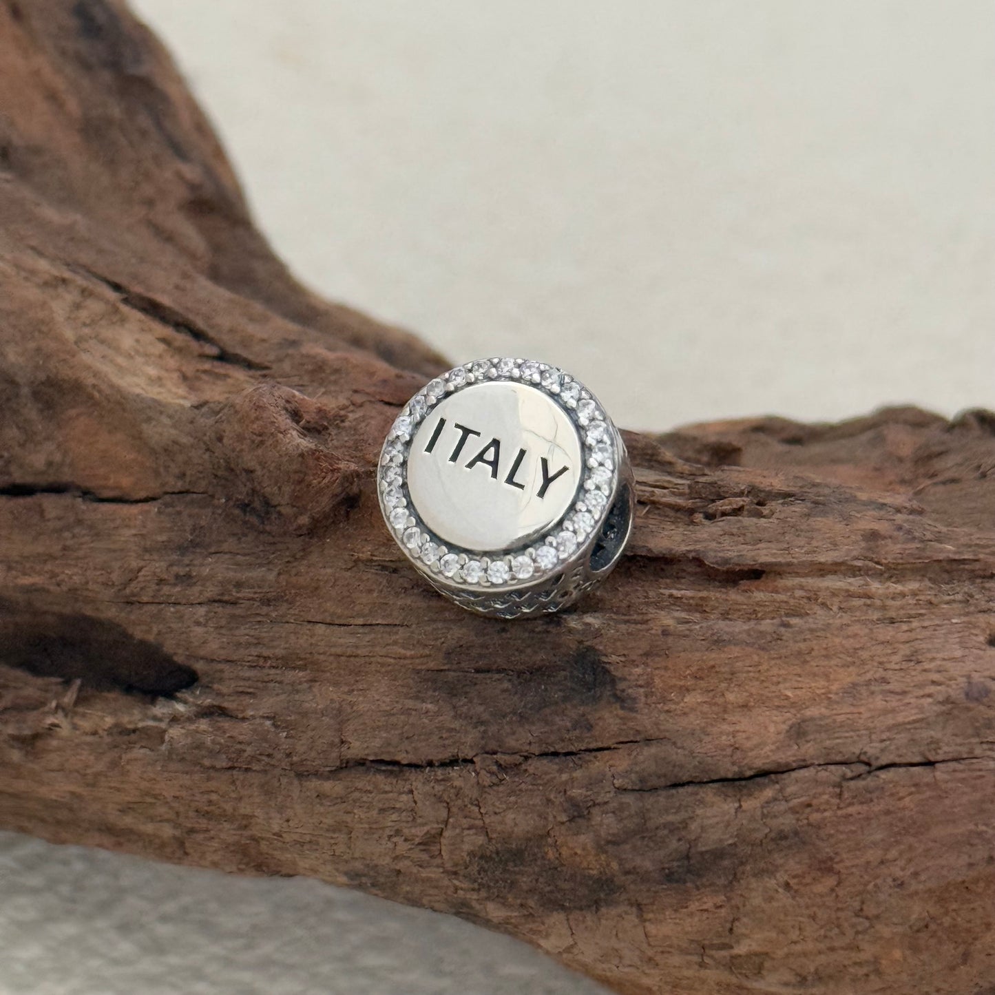Italy Flag Exclusive Bead Charm S925 Silver for Pandora Bracelet