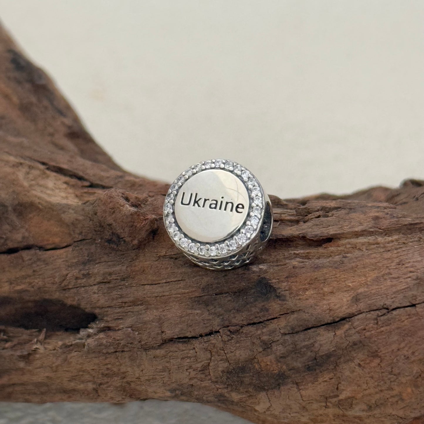 Ukraine Flag Exclusive Bead Charm S925 Silver for Pandora Bracelet