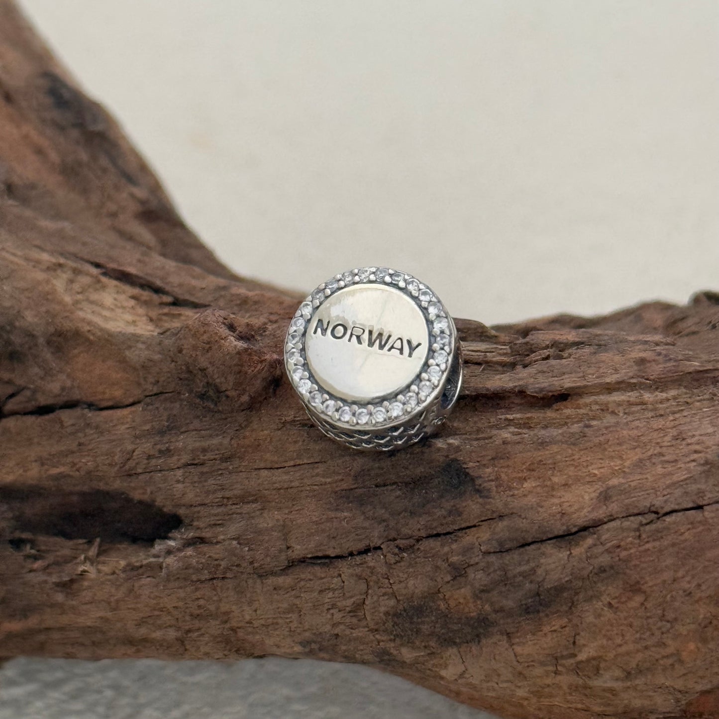 Norway Flag Exclusive Bead Charm S925 Silver for Pandora Bracelet