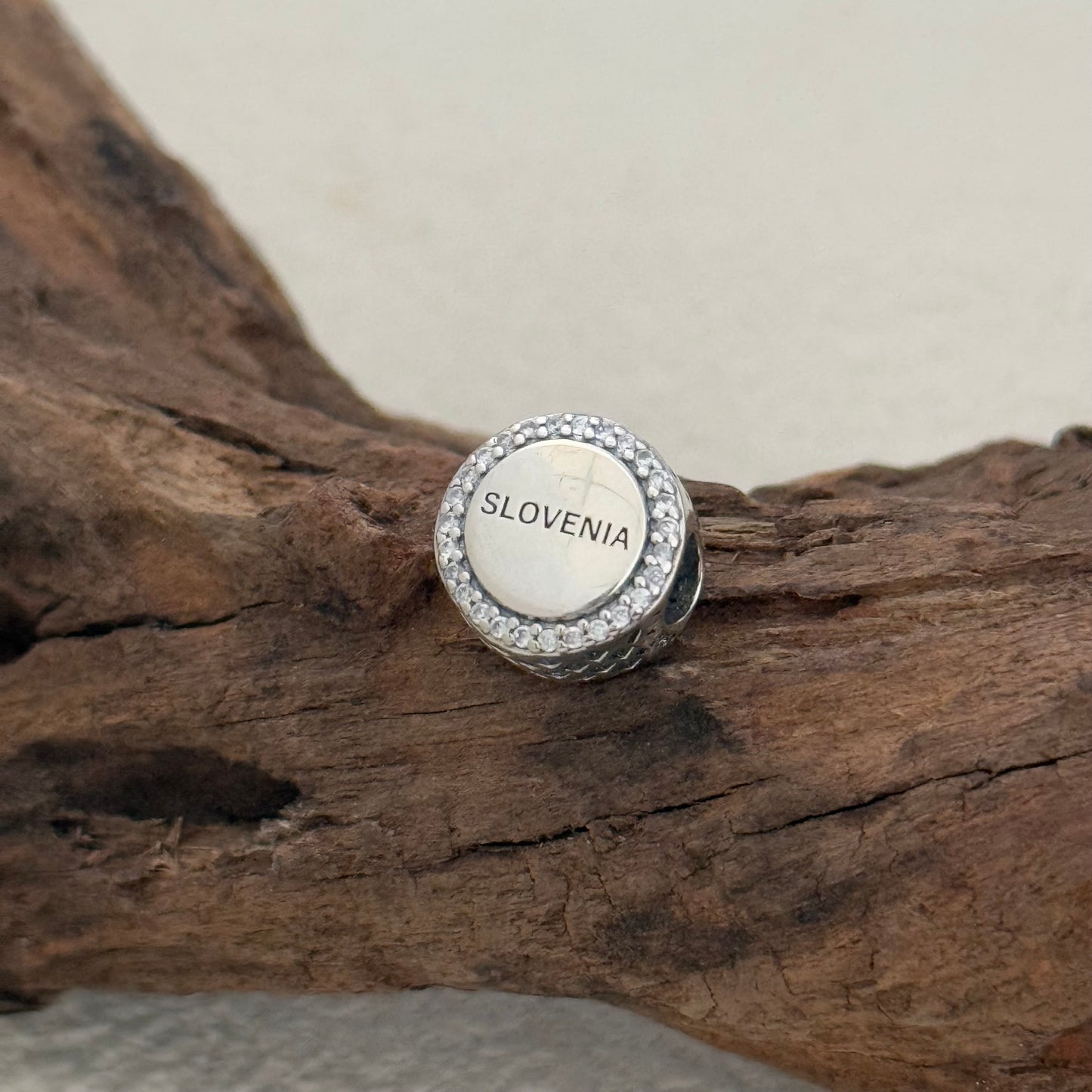 Slovenia Flag Exclusive Bead Charm S925 Silver for Pandora Bracelet