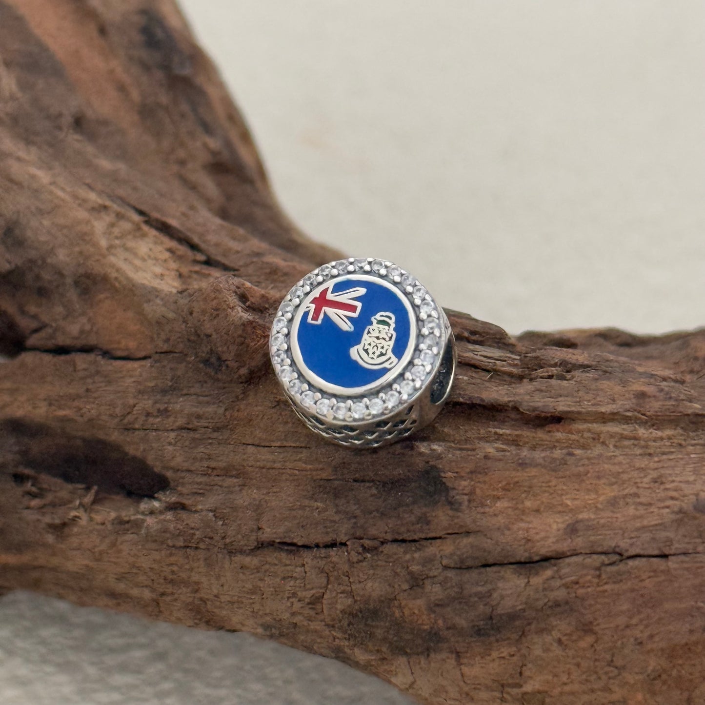 Cayman Islands Flag Exclusive Bead Charm S925 Silver for Pandora Bracelet
