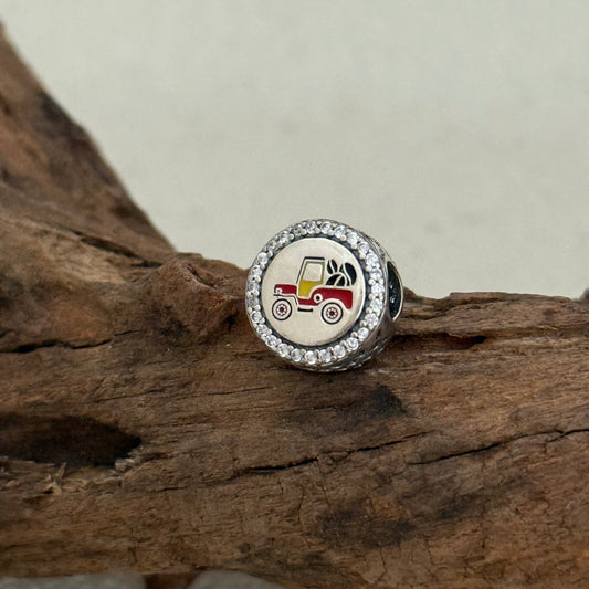 Colombia Exclusive Bead Charm S925 Silver for Pandora Bracelet