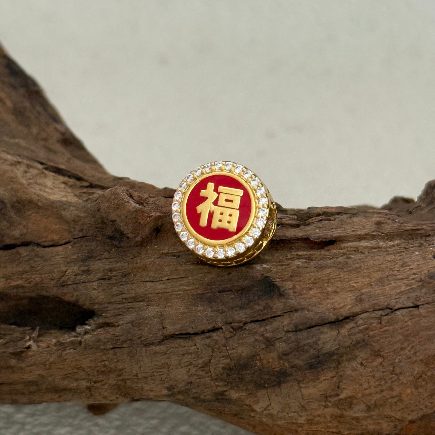 Get rich Good fortune Exclusive Bead Charm Gold plating for Pandora Bracelet