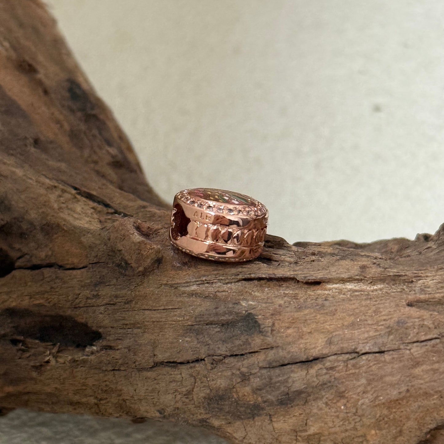 Virgen De Guadalupe Exclusive Bead Charm Rose Gold Plated for Pandora Bracelet