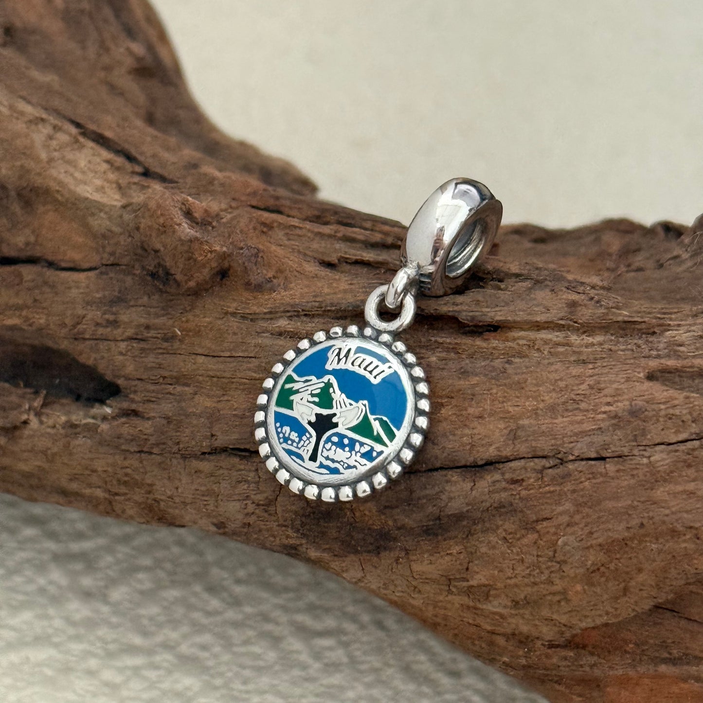 Maui Hawaii Exclusive Dangle Charm Pendant for Pandora Bracelet