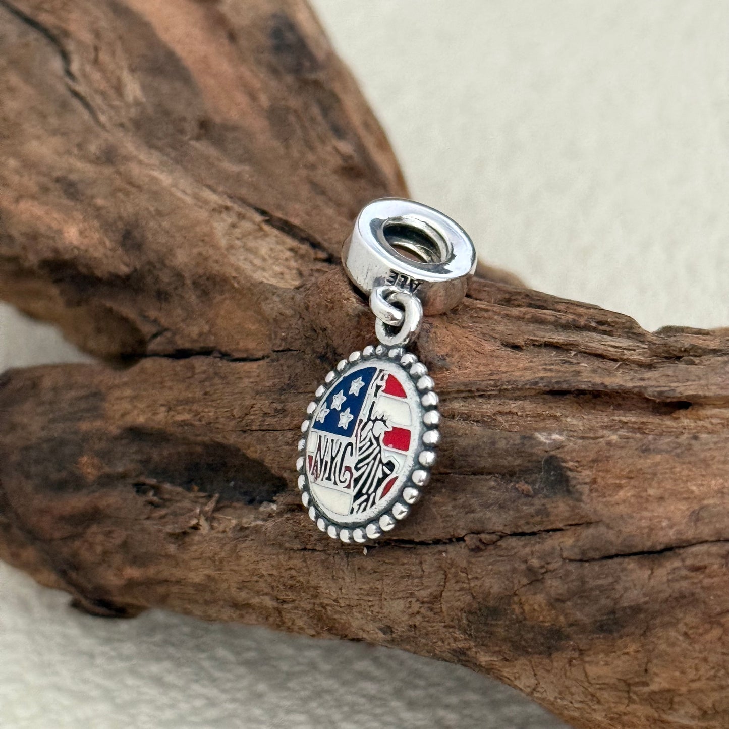 NYC New York City, Statue of Libertys Exclusive Dangle Charm Pendant for Pandora Bracelet