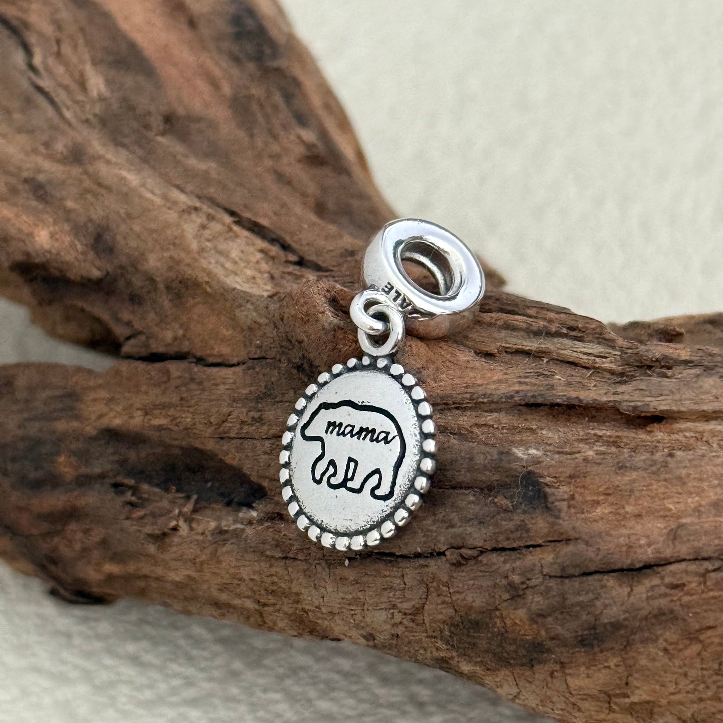 Bear mamas, Polar bear Exclusive Dangle Charm Pendant for Pandora Bracelet