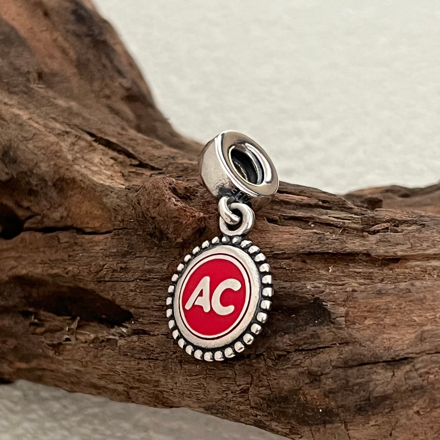 A C Logo Exclusive Dangle Charm Pendant for Pandora Bracelet