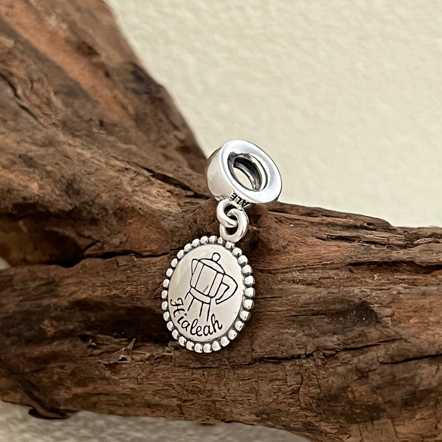 Florida Hialeah Cafecito Cafetera Exclusive Dangle Charm Pendant for Pandora Bracelet