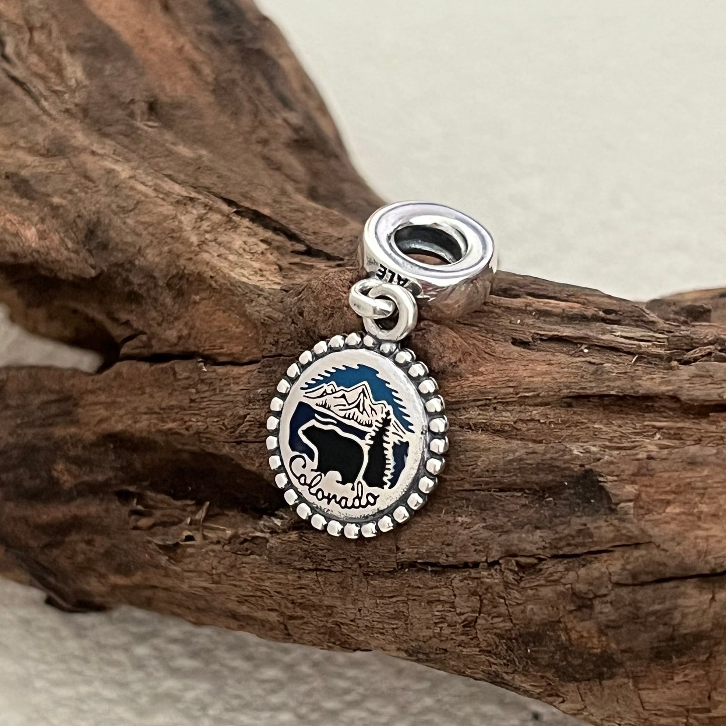 Colorado Mountain Exclusive Dangle Charm Pendant for Pandora Bracelet