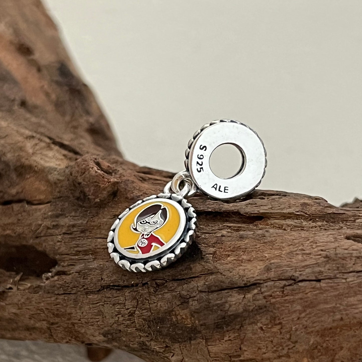 D Super Mom Exclusive Dangle Charm Pendant for Pandora Bracelet