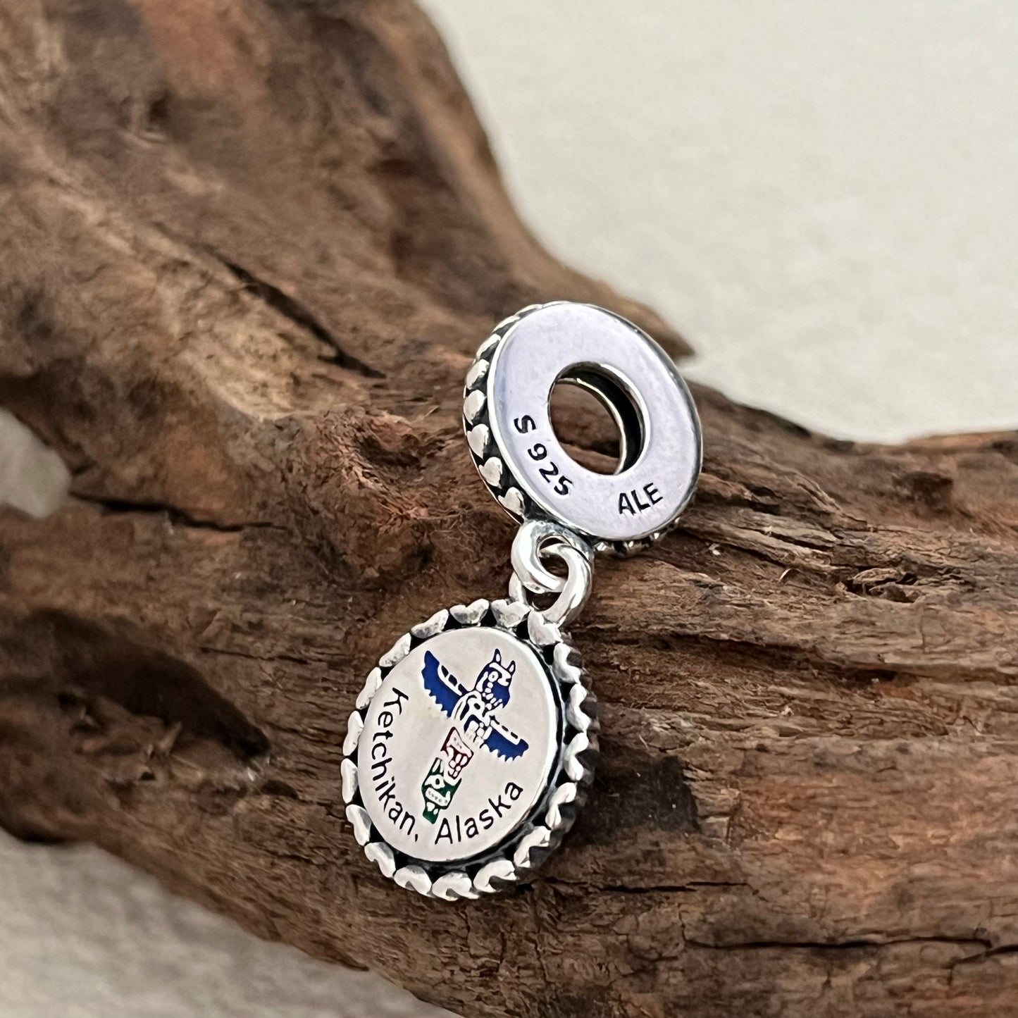 Alaska Ketchikan Exclusive Dangle Charm Pendant for Pandora Bracelet