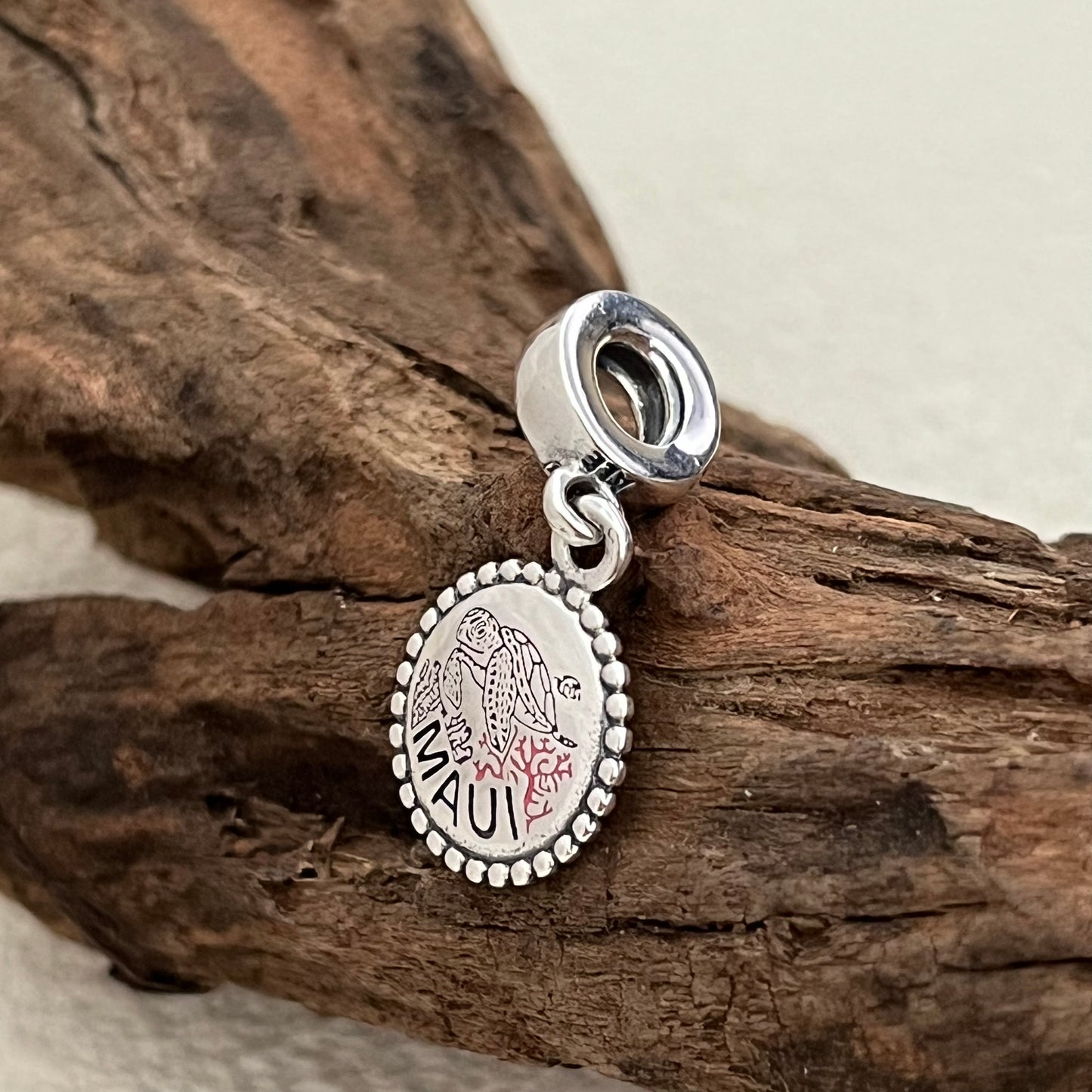 Hawaii Maui Turtle Exclusive Dangle Charm Pendant for Pandora Bracelet