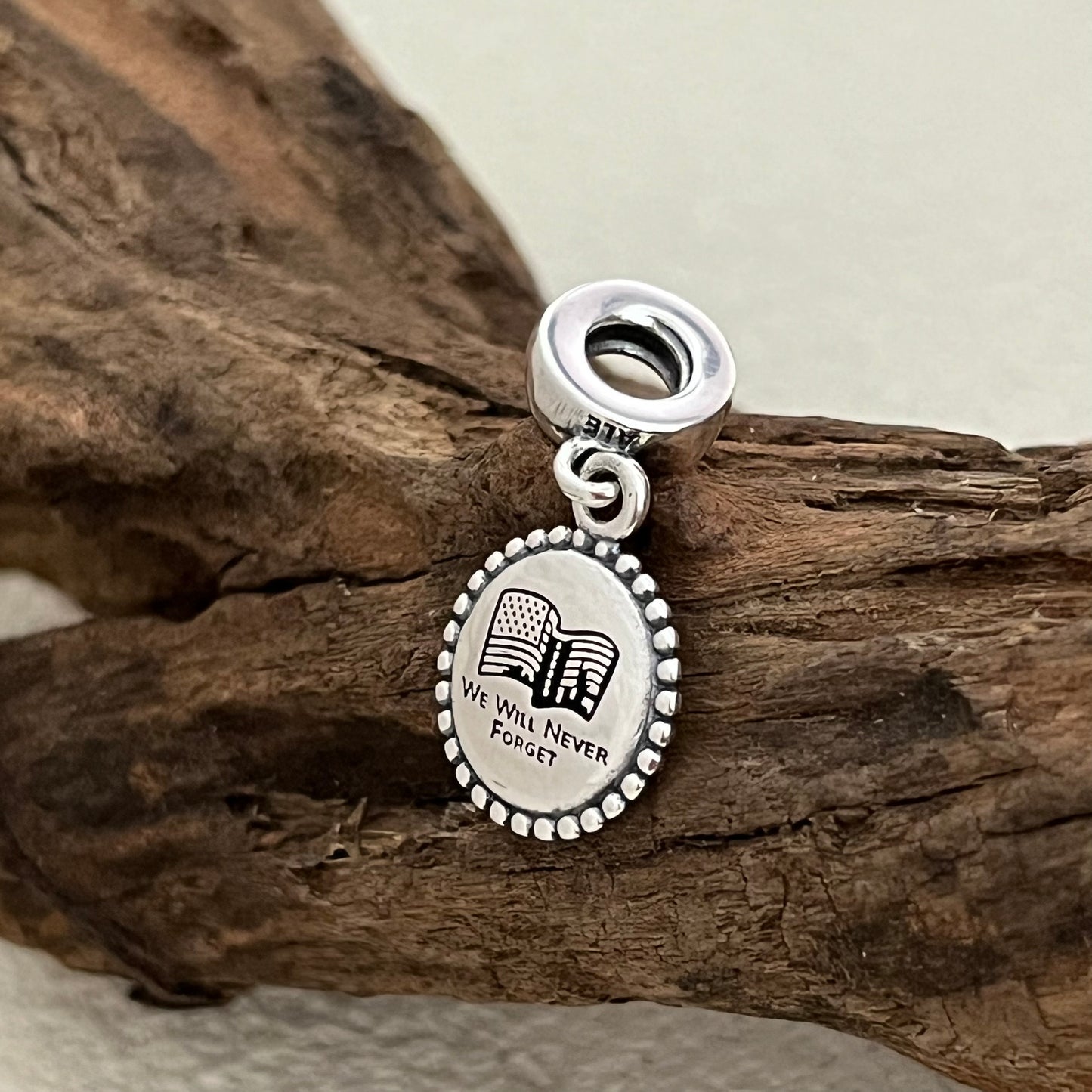 We Will Never Forget 9/11 Exclusive Dangle Charm Pendant for Pandora Bracelet